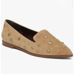 BCBGeneration tan suede Nikkola flats 8.5